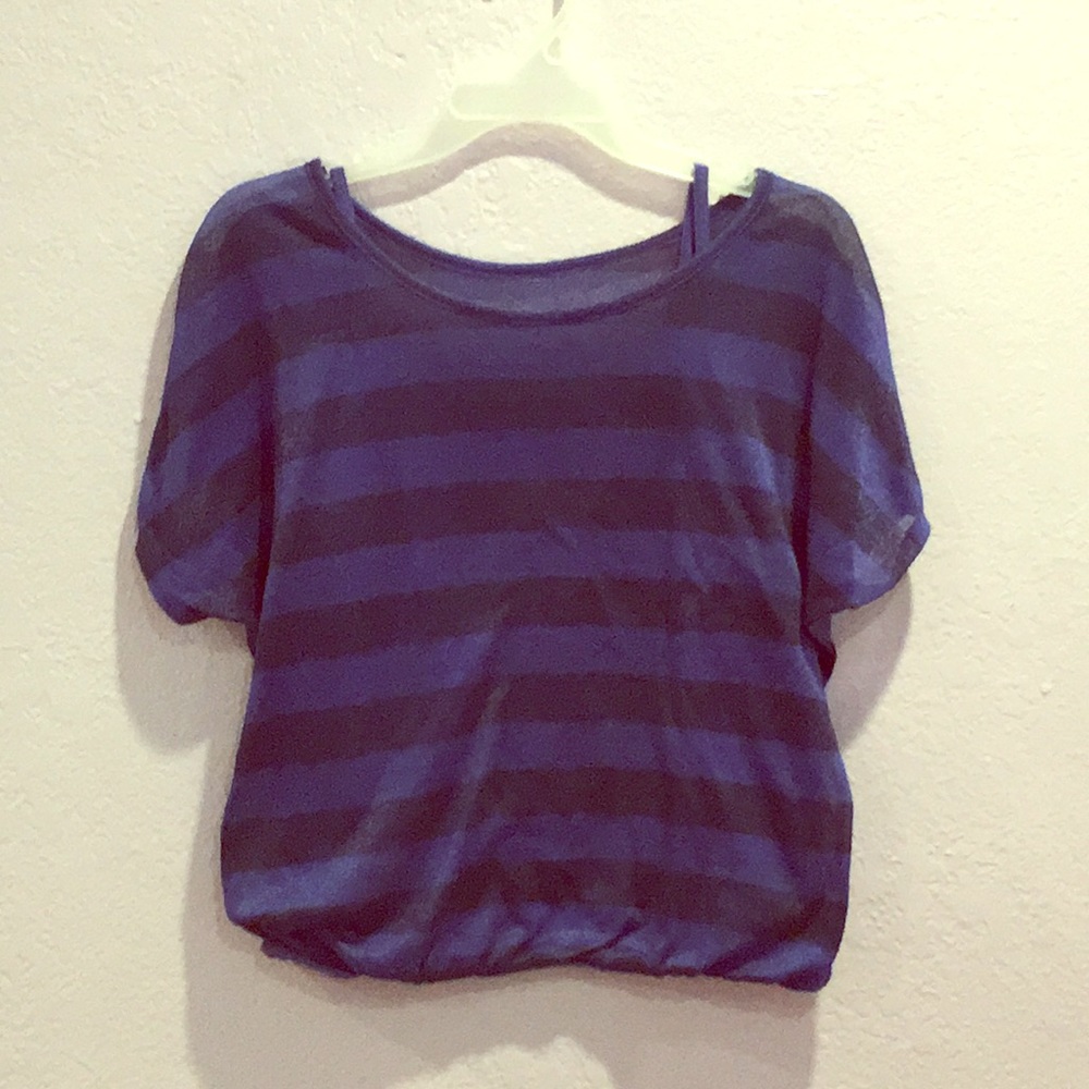 Double Layer Purple Top